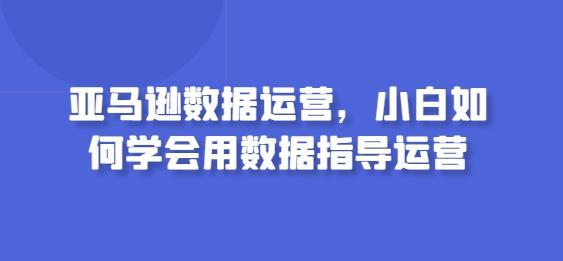 亚马逊数据运营，小白如何学会用数据指导运营-资源社
