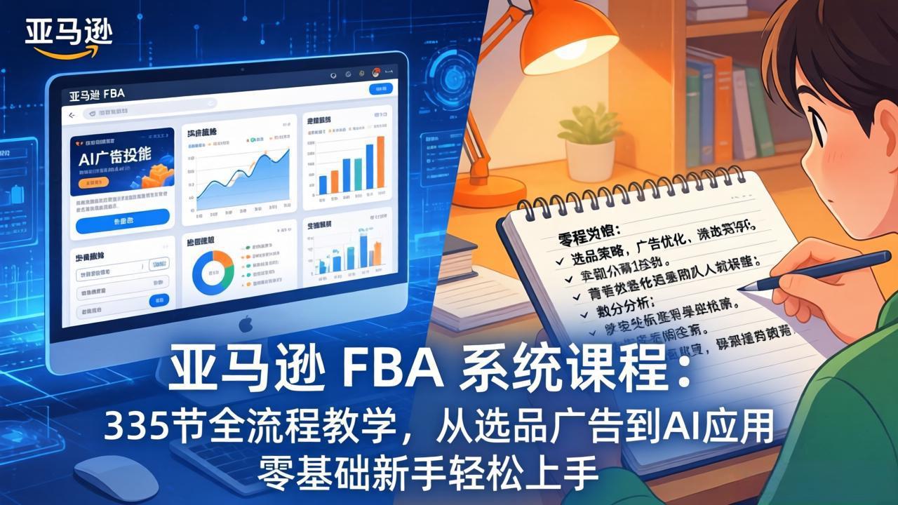 亚马逊 FBA 系统课程(更新26年3月-资源社