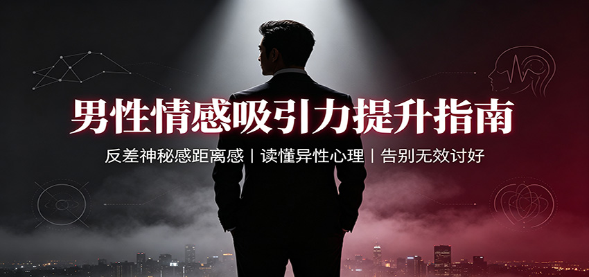 男性情感吸引力提升指南:反差神秘感距离感,读懂异性心理,告别无效讨好-资源社