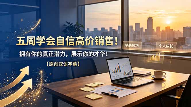五周学会自信高价销售！拥有你的真正潜力，展示你的才华！【原创双语字幕】-资源社