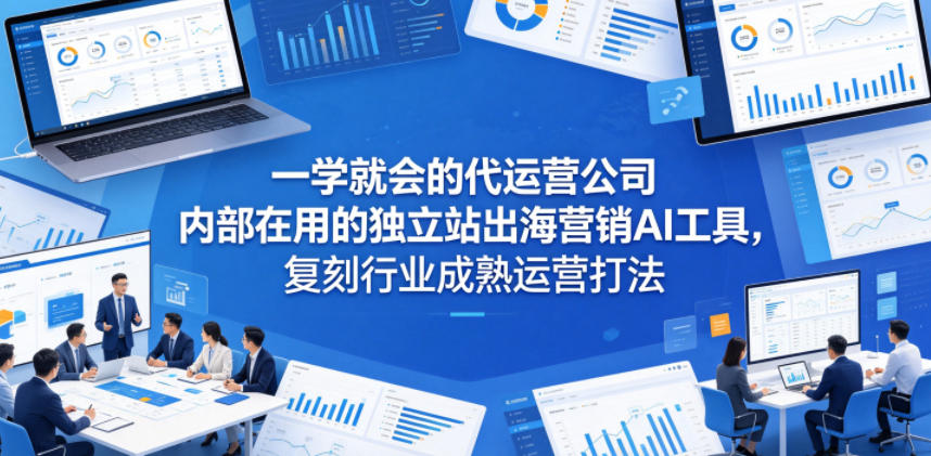 一学就会的代运营公司内部在用的独立站出海营销AI工具，复刻行业成熟运营打法-资源社