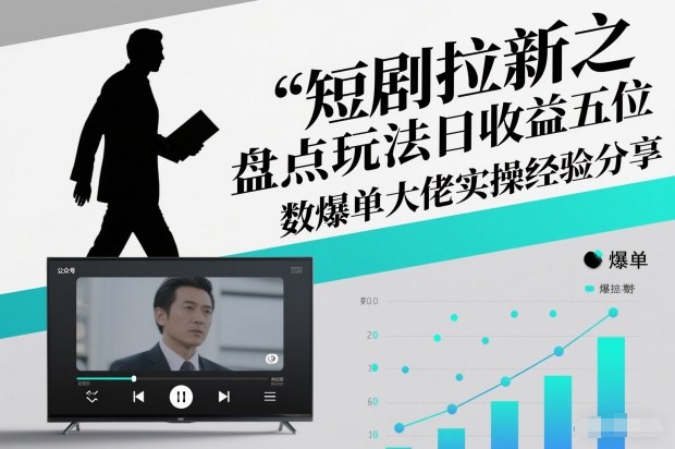 短剧拉新之盘点玩法日收益五位数爆单大佬实操经验分享-资源社