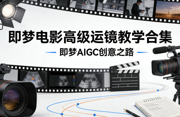即梦电影高级运镜教学合集，即梦AIGC创意之路-资源社