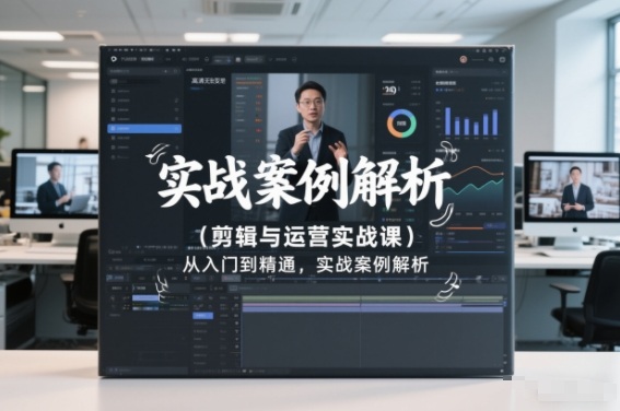 剪辑与运营实战课，从入门到精通，实战案例解析(更新2026)-资源社