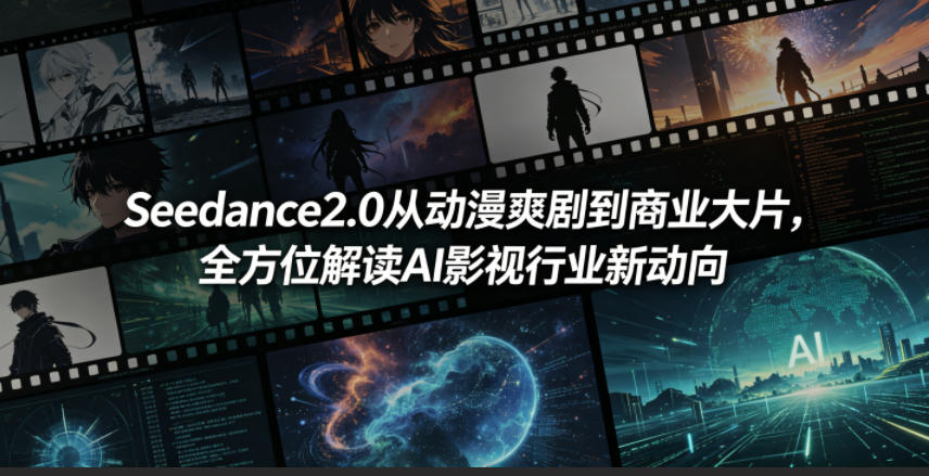 Seedance2.0从动漫爽剧到商业大片，全方位解读AI影视行业新动向-资源社