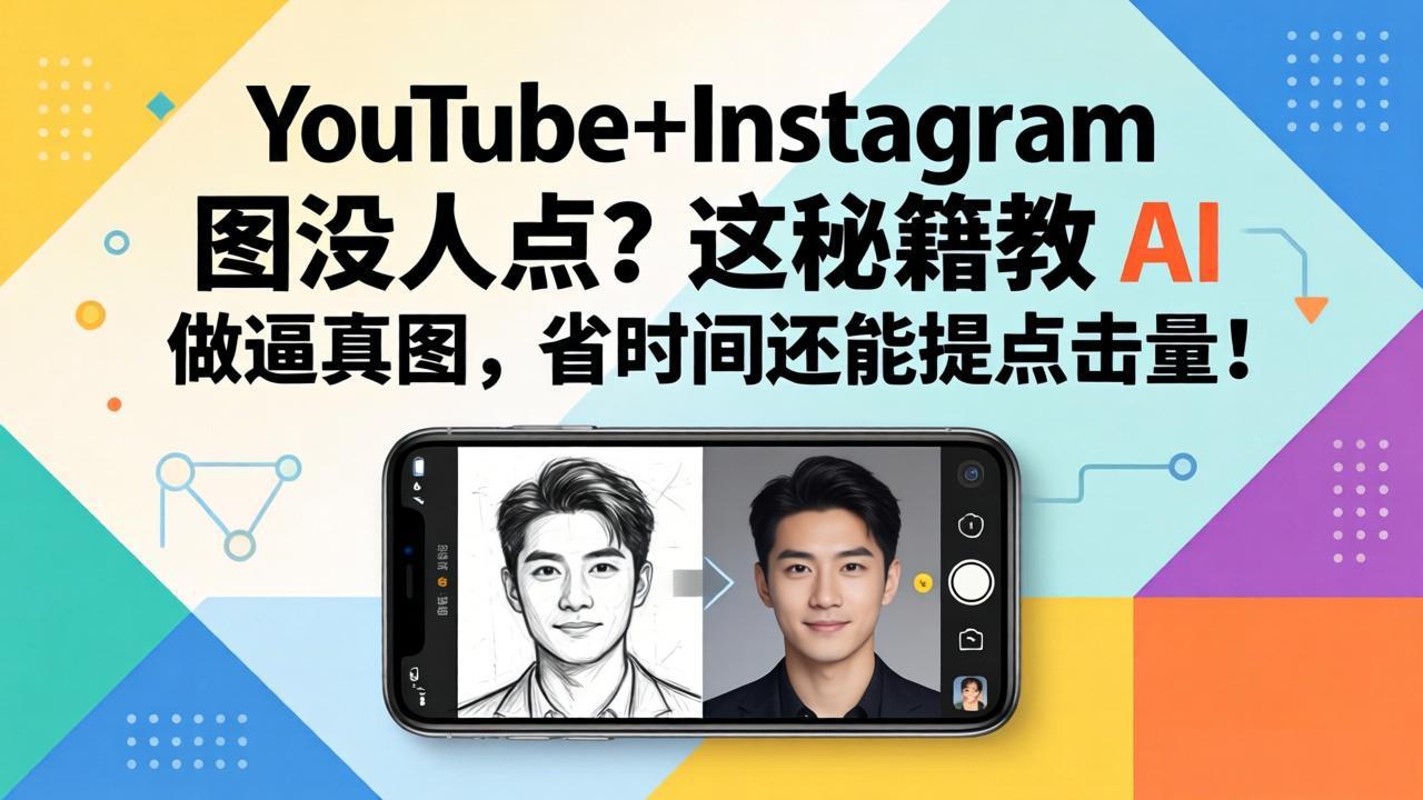 YouTube+Instagram图没人点？这秘籍教 AI 做逼真图，省时间还能提点击量-资源社
