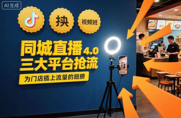 同城直播实操班4.0,三大平台抢流,为门店插上流量的翅膀-资源社