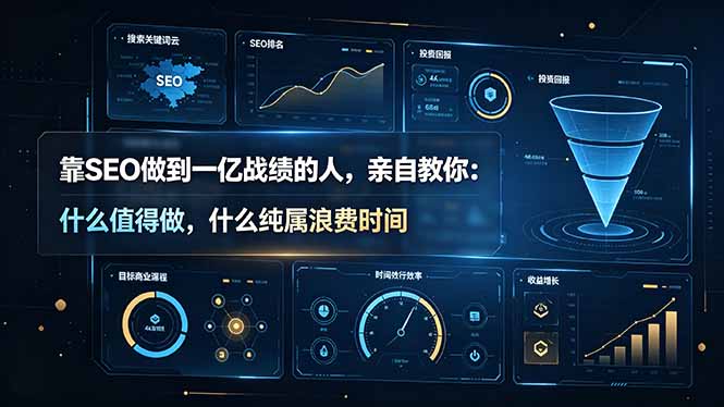 靠SEO做到一亿战绩的人,亲自教你:什么值得做,什么纯属浪费时间【原创双语字幕】-资源社