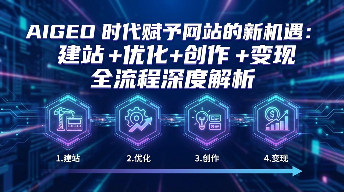 AIGEO+时代赋予网站的新机遇：建站+优化+创作+变现+全流程深度解析-资源社