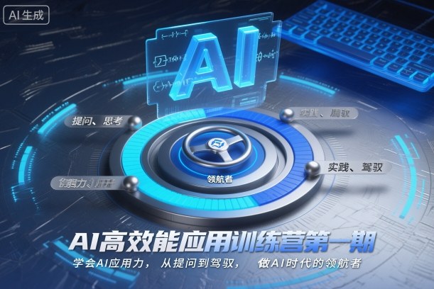 AI高效能应用训练营第一期，学会AI应用力，从提问到驾驭，做AI时代的领航者(更新)-资源社