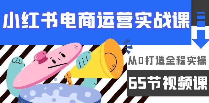 (9724期)小红书电商运营实战课，从0打造全程实操(65节视频课)-资源社