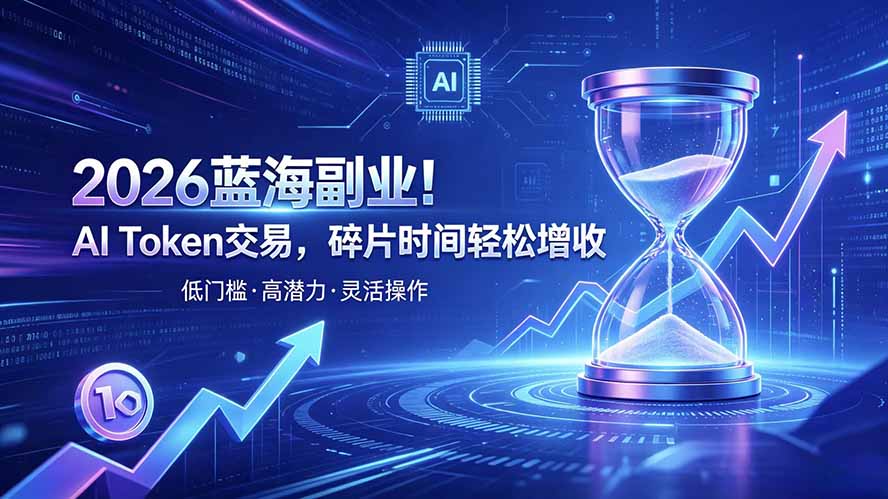 AI Token算力赛道!普通人可入局的数字副业-资源社