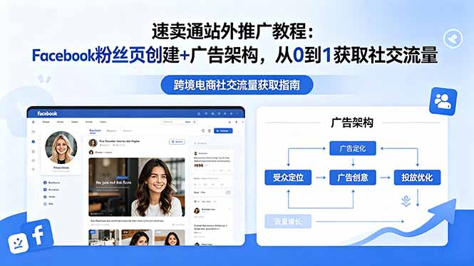 速卖通站外推广教程:Facebook粉丝页创建+广告架构,从0到1获取社交流量-资源社