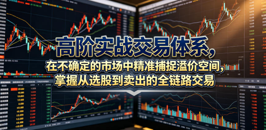 高阶实战交易体系,在不确定的市场中精准捕捉溢价空间,掌握从选股到卖出的全链路交易心法(更新6月)-资源社