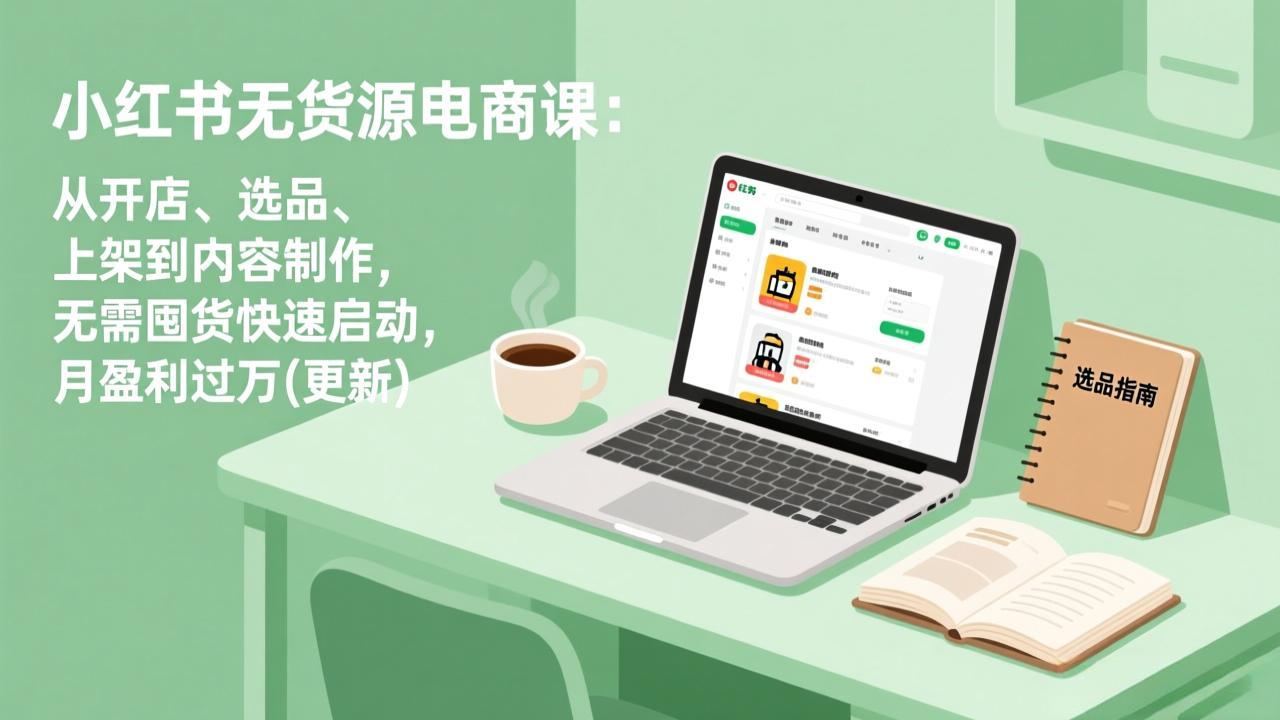 小红书无货源电商课(6月22更新-资源社