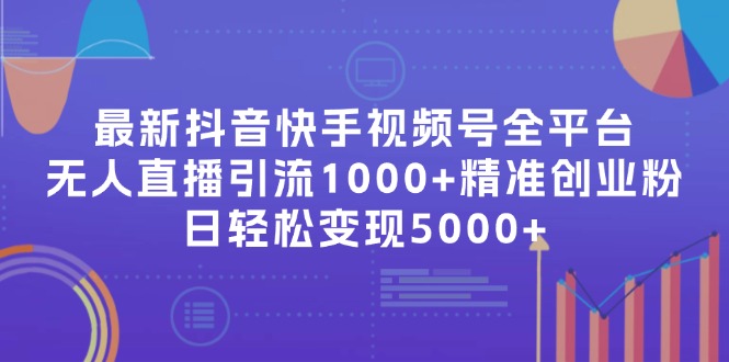 最新抖音快手视频号全平台无人直播引流1000+精准创业粉，日轻松变现5000+-资源社