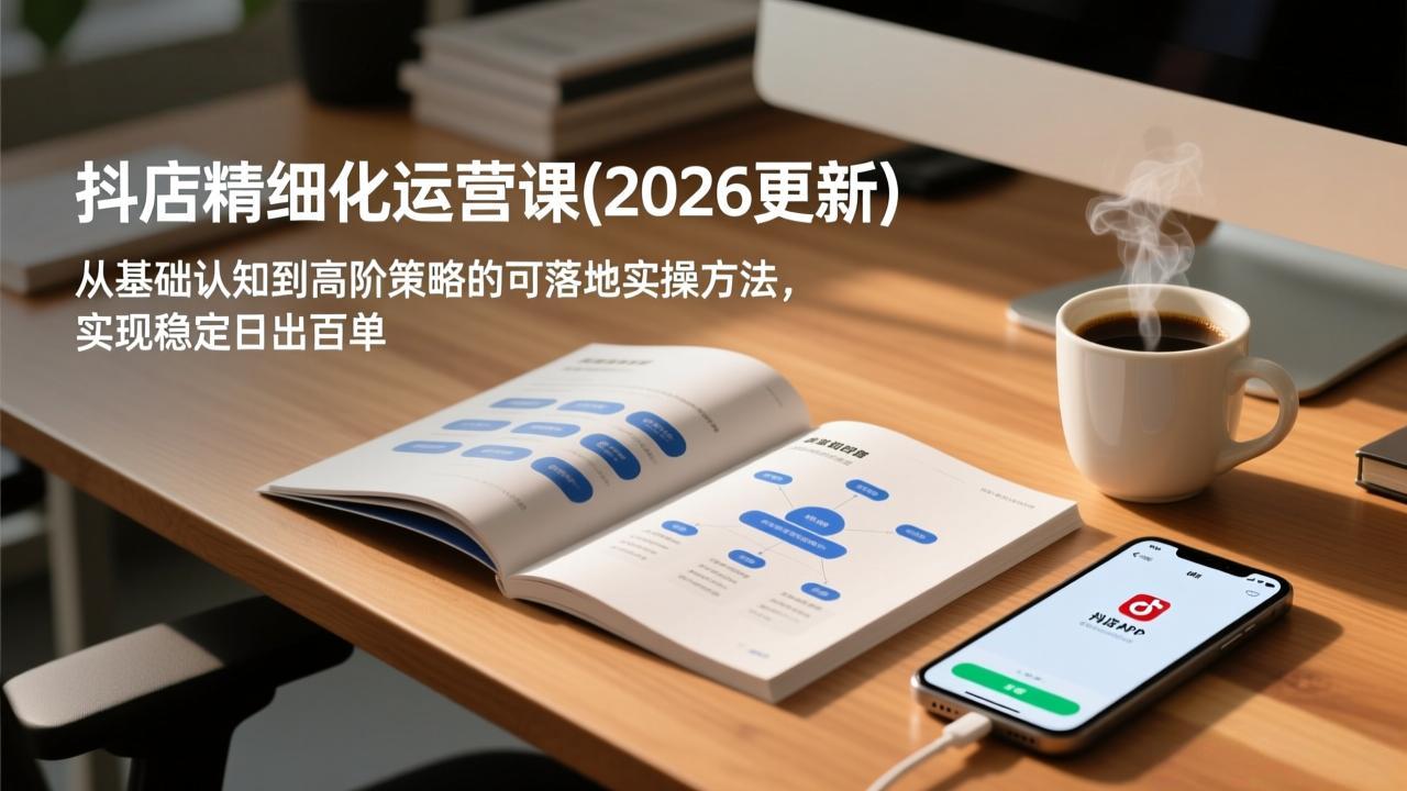 抖店精细化运营课(2026更新-资源社