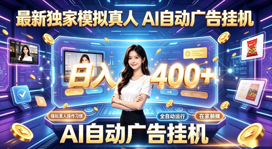最新独家模拟真人，AI自动挂号挂G，日入400+，全程全自动运行，无需人工【揭秘】-资源社
