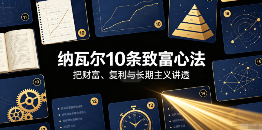 付费文章:纳瓦尔10条致富心法-资源社
