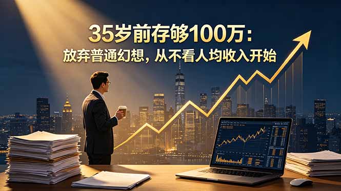 35岁前存够100万：放弃普通幻想，从不看人均收入开始-资源社