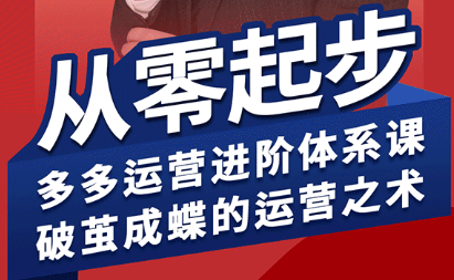 海神·拼多多运营进阶系统课(更新2026)-资源社