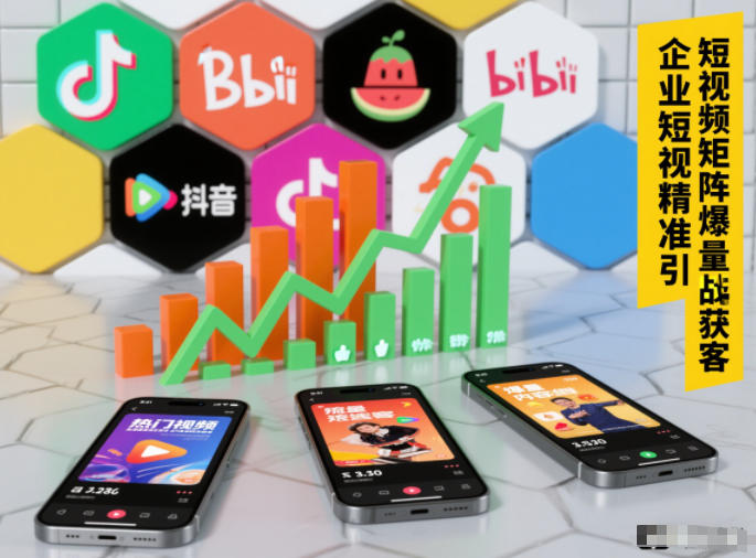 企业短视频精准引流矩阵获客，短视频矩阵爆量战法-资源社