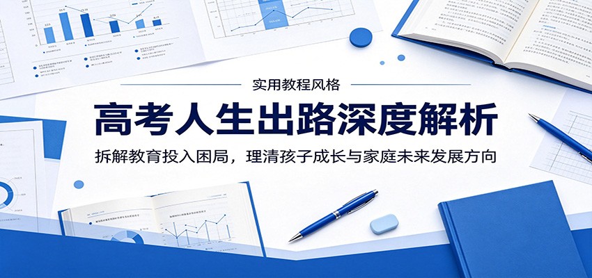 高考人生出路深度解析:拆解教育投入困局,理清孩子成长与家庭未来发展方向-资源社
