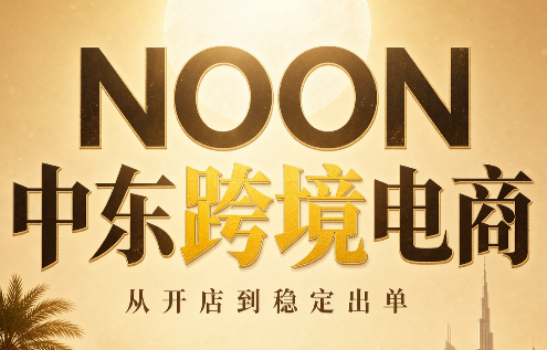 NOON中东跨境电商:从开店到稳定出单(更新2026)-资源社
