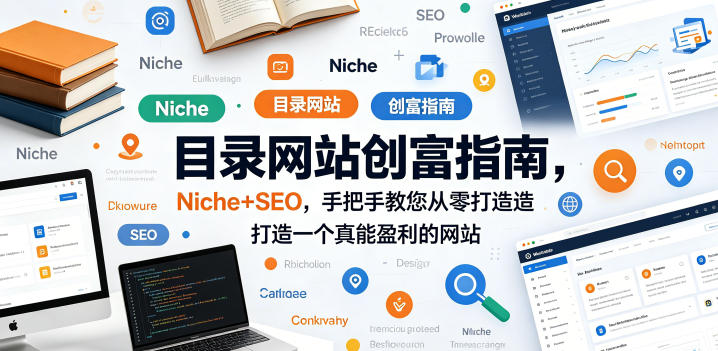 目录网站创富指南，Niche+SEO，手把手教您从零打造打造一个真能盈利的网站【原创双语字幕】-资源社