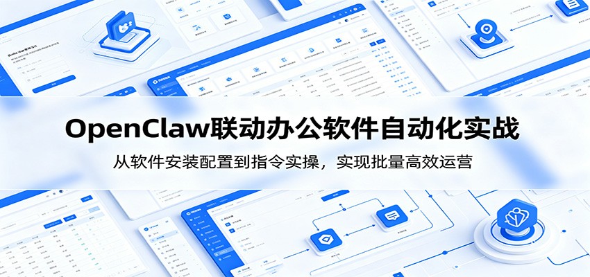 OpenClaw自动化实操课:从软件安装配置到指令实操,实现批量高效运营-资源社