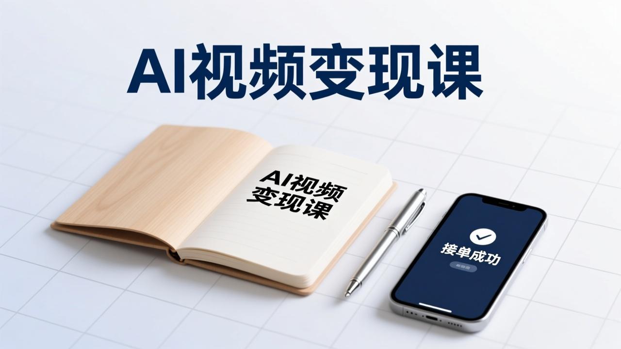 AI视频变现课，学完即可创作短片、接商单，实现副业增收，单项目报价可达千元-资源社