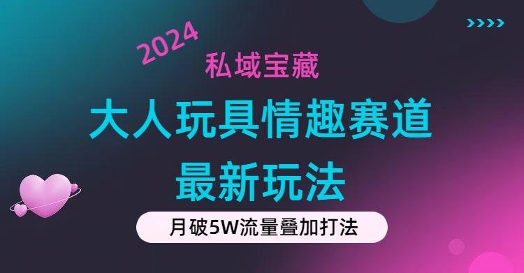 私域宝藏：大人玩具情趣赛道合规新玩法，零投入，私域超高流量成单率高-资源社