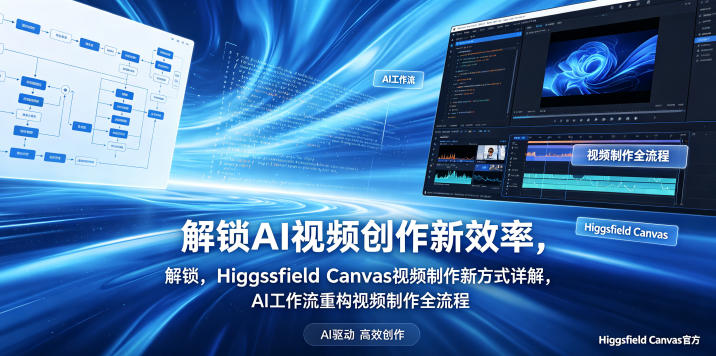解锁AI视频创作新效率,Higgsfield Canvas视频制作新方式详解,AI工作流重构视频制作全流程-资源社