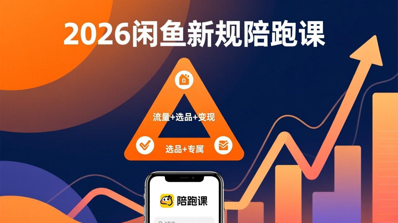2026闲鱼高阶陪跑课全新上线，带你吃透新规玩转选品流量，从零搭建稳定变现盈利体系-资源社