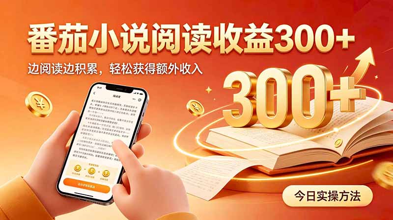 全自动番茄挂机玩法,日入300+边阅读边积累,轻松获得额外收入-资源社