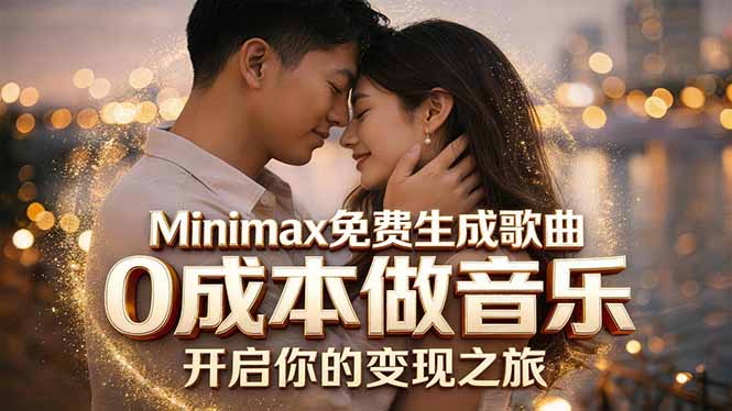 Minimax免费生成歌曲实测!0成本做音乐,说唱流行Lofi一键生成-资源社