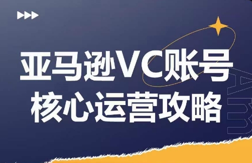 亚马逊VC账号核心玩法解析，实战经验拆解产品模块运营技巧，提升店铺GMV，有效提升运营利润-资源社