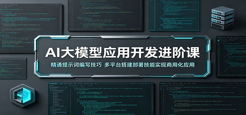 AI大模型应用开发进阶课:精通提示词编写技巧,多平台搭建部署技能实现商用化应用-资源社