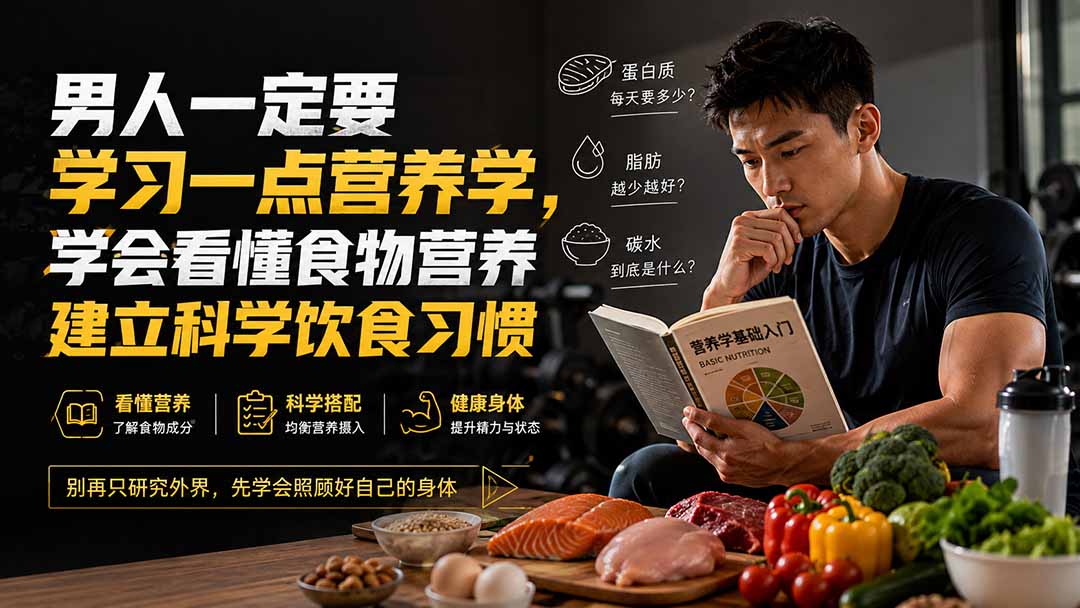 付费文章：男人一定要学习一点营养学，学会看懂食物营养建立科学饮食习惯-资源社