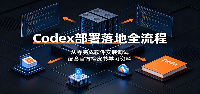 Codex部署落地全流程：从零完成软件安装调试，配套官方橙皮书学习资料-资源社