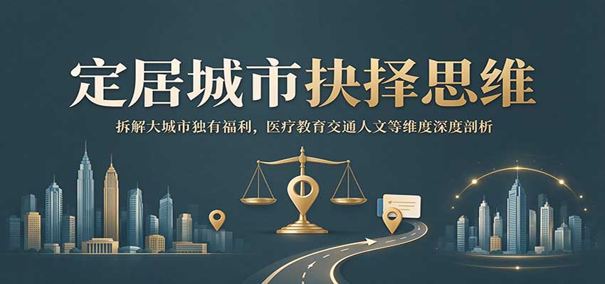 定居城市抉择思维:拆解大城市独有福利,医疗教育交通人文等维度深度剖析-资源社
