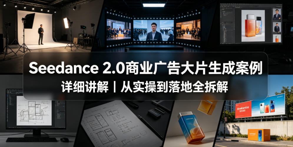 Seedance 2.0商业广告大片生成案例详细讲解｜从实操到落地全拆解-资源社