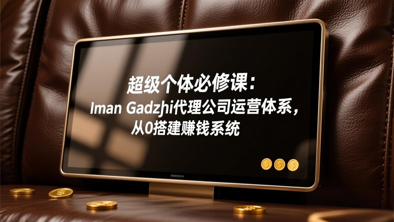 超级个体必修课：Iman Gadzhi代理公司运营体系，从0搭建赚钱系统-资源社