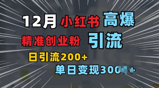 小红书一张图片“引爆”创业粉，单日+200+精准创业粉 可筛选付费意识创业粉【揭秘】-资源社