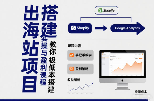 小淘出海站项目,搭建实操与盈利课程,手把手教你用极低成本搭建-资源社