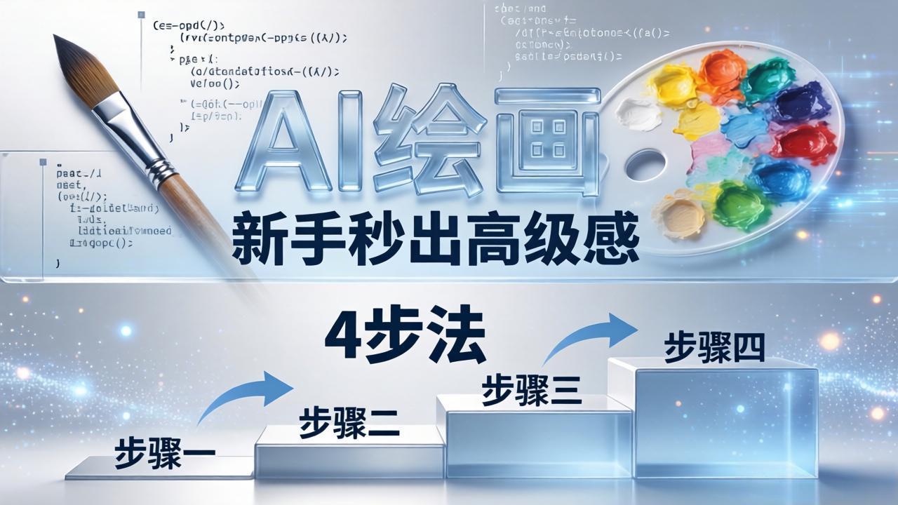 AI绘画入门别再硬磕了！即梦4步法：万能提示词公式+BRTR框架，新手秒出高级感-资源社