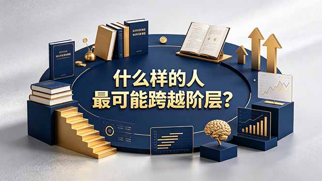 付费文章:什么样的人最可能跨越阶层?具备这五种特质,普通人也能顺利跨越阶层-资源社