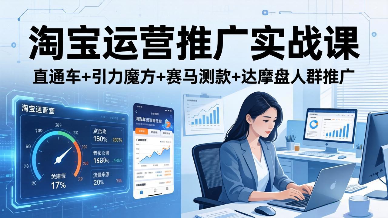 淘宝运营推广实战课(更新26年4月-资源社
