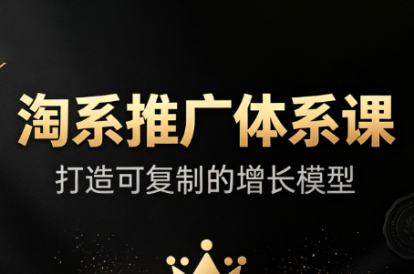 大山·淘系推广体系课-资源社