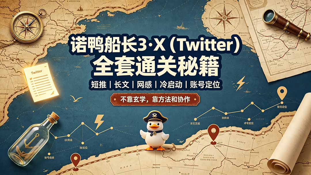 诺鸭船长3·X(Twitter-资源社